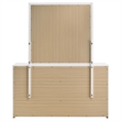 Coaster Ines 6-drawer Wood Bedroom Dresser with Mirror in White High Gloss