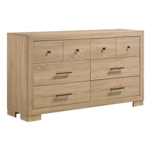 Coaster Arielle 6-drawer Wood Bedroom Dresser Cabinet in Light Oak Brown