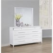 Coaster Gracemont 8-drawer Wood Bedroom Dresser with Mirror in White