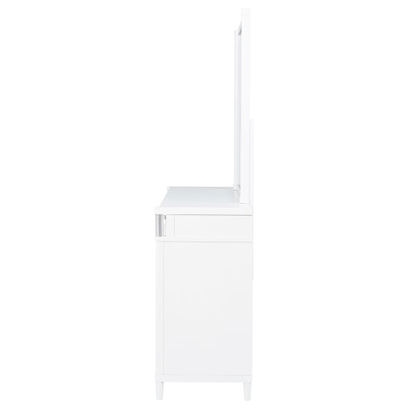 Coaster Gracemont 8-drawer Wood Bedroom Dresser with Mirror in White