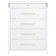 Coaster Gracemont 5-drawer Contemporary Wood Bedroom Chest in White