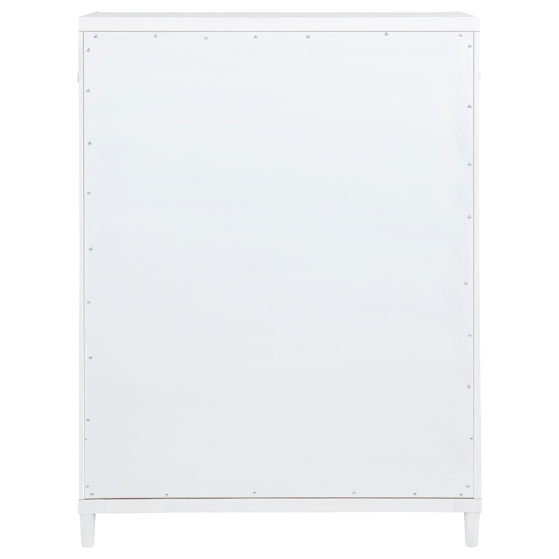 Coaster Gracemont 5-drawer Contemporary Wood Bedroom Chest in White