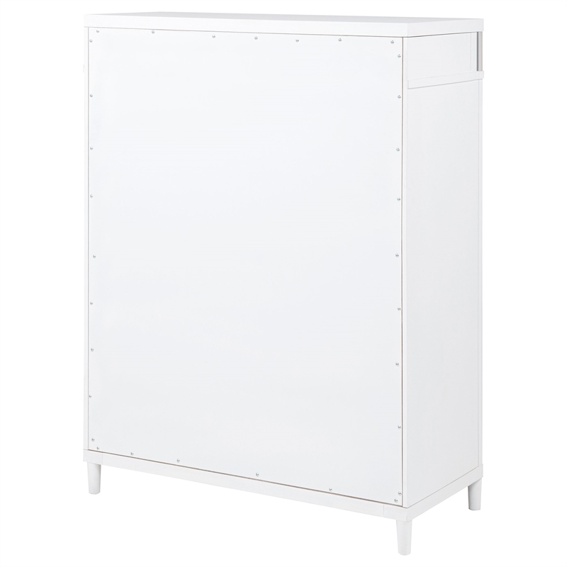 Coaster Gracemont 5-drawer Contemporary Wood Bedroom Chest in White