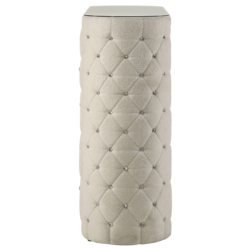 Coaster Sonya 5-drawer Modern Classic Wood Bedroom Chest in Ivory White