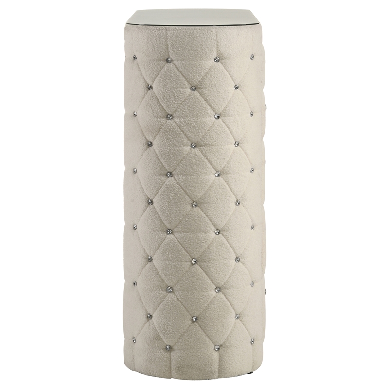 Coaster Sonya 5-drawer Modern Classic Wood Bedroom Chest in Ivory White