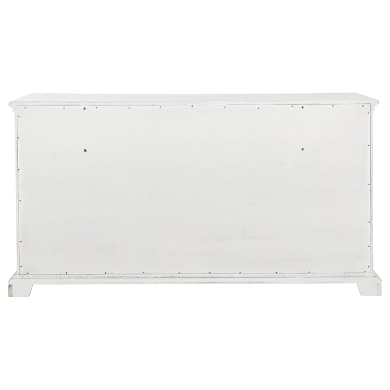 Coaster McKinney 6-drawer Wood Bedroom Dresser Cabinet in Vintage White