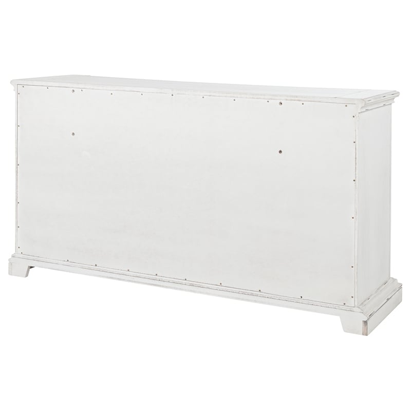 Coaster McKinney 6-drawer Wood Bedroom Dresser Cabinet in Vintage White