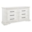 Coaster McKinney 6-drawer Wood Bedroom Dresser Cabinet in Vintage White