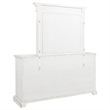 Coaster McKinney 6-drawer Wood Bedroom Dresser with Mirror in Vintage White