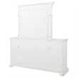 Coaster McKinney 6-drawer Wood Bedroom Dresser with Mirror in Vintage White