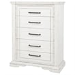 Coaster McKinney 5-drawer Traditional Wood Bedroom Chest in Vintage White