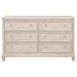 Coaster Pembroke 6-drawer Wood Bedroom Dresser Cabinet in Washed Oak Brown
