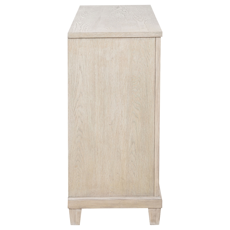 Coaster Pembroke 6-drawer Wood Bedroom Dresser Cabinet in Washed Oak Brown