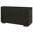 Coaster Leandro 8-drawer Wood Bedroom Dresser Cabinet in Burnished Black