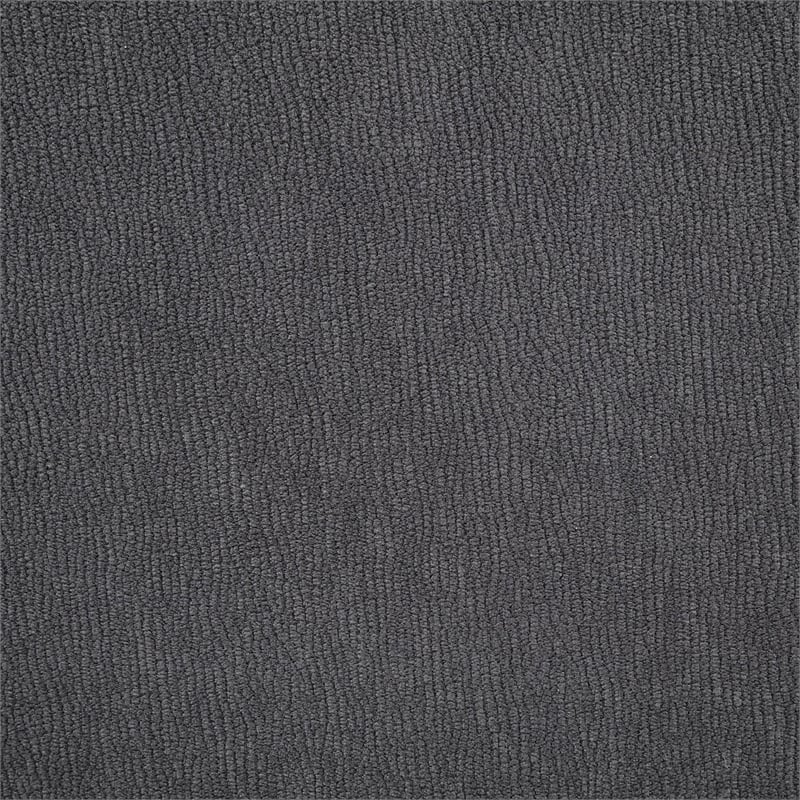 Coaster Adler Upholstered Fabric Power Swivel Glider Recliner in Charcoal Gray