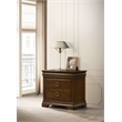 Coaster Garland 3-drawer Wood Nightstand Bedside Table in Brown Cherry