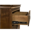 Coaster Garland 3-drawer Wood Nightstand Bedside Table in Brown Cherry