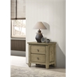 Coaster Hazlewood 2-drawer Rustic Wood Nightstand Bedside Table in Vineyard Oak