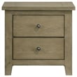 Coaster Hazlewood 2-drawer Rustic Wood Nightstand Bedside Table in Vineyard Oak