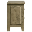 Coaster Hazlewood 2-drawer Rustic Wood Nightstand Bedside Table in Vineyard Oak