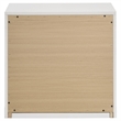 Coaster Ines 2-drawer Wood Nightstand Bedside Table in White High Gloss