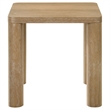 Coaster Castlewood Transitional Wood Accent Side End Table in Washed Oak