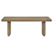 Coaster Adina 3-piece Wood Coffee Table Set in Distressed Light Brown