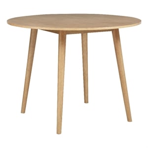 Coaster Andrews 48&quot Round Wood Counter Height Dining Table in Light Ash