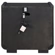 Coaster Leandro 2-drawer Wood LED Nightstand with USB in Burnished Black
