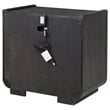 Coaster Leandro 2-drawer Wood LED Nightstand with USB in Burnished Black