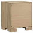 Coaster Arielle 2-drawer Wood Bedroom Nightstand with Casters in Light Oak