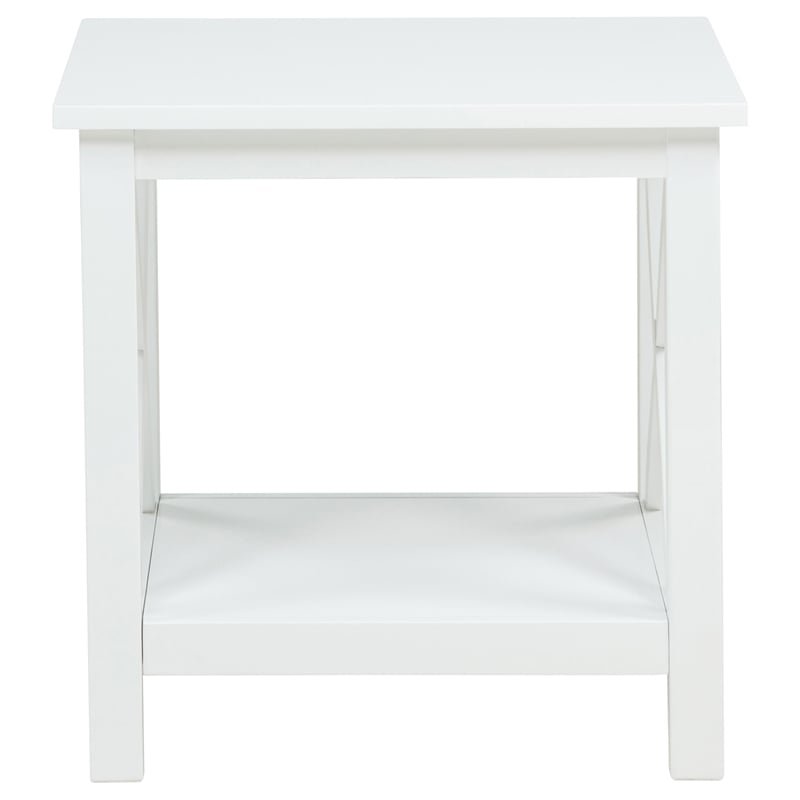 Coaster Skyview 2-piece Coastal Wood Lift Top Coffee Table Set in White
