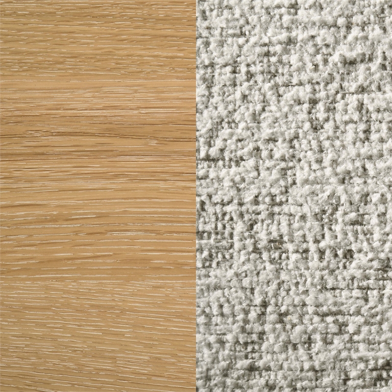 Coaster Duncan 7-Piece Transitional Wood Dining Table Set in Washed Oak Brown