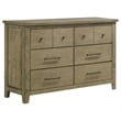 Coaster Hazlewood 4-Piece Wood Queen Bedroom Set in Vineyard Oak Brown