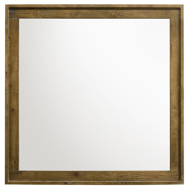 Coaster Henderson 5-Piece Wood Queen Bedroom Set in Medium Oak Brown