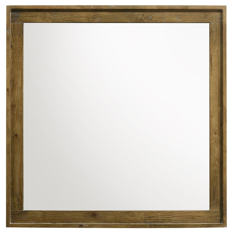 Coaster Henderson 5-Piece Wood Eastern King Bedroom Set in Medium Oak Brown