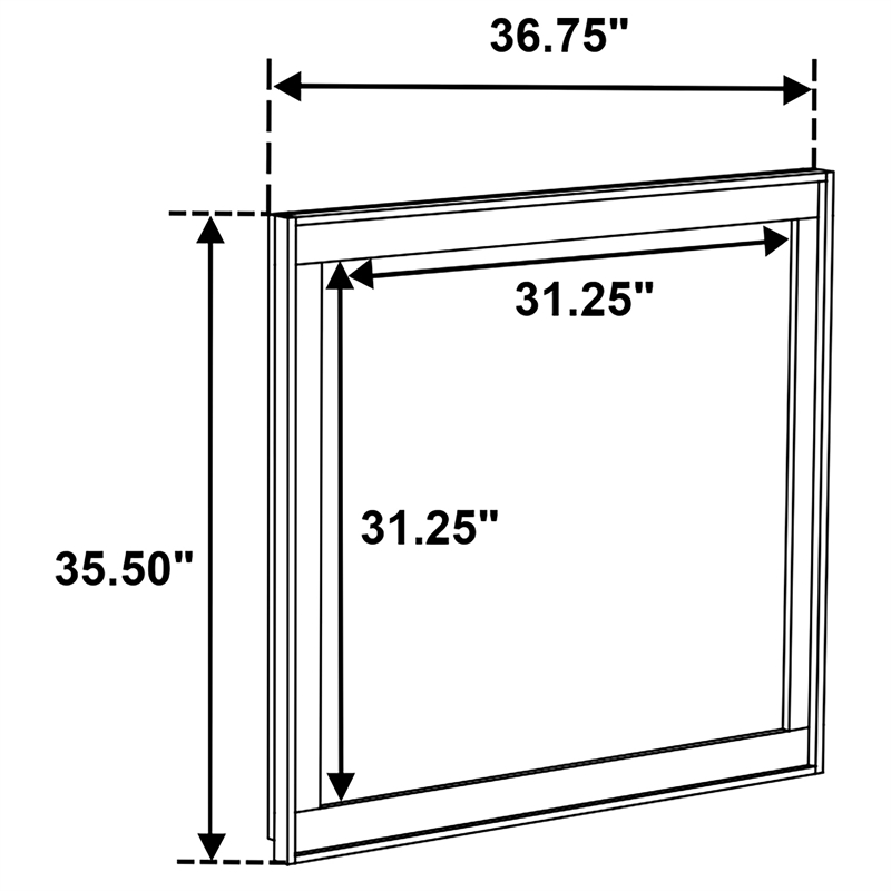Coaster Henderson 4-Piece Wood Queen Bedroom Set in Medium Oak Brown