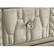 Coaster Lorient 5-Piece Velvet Eastern King Bedroom Set in Camel Beige/Ivory