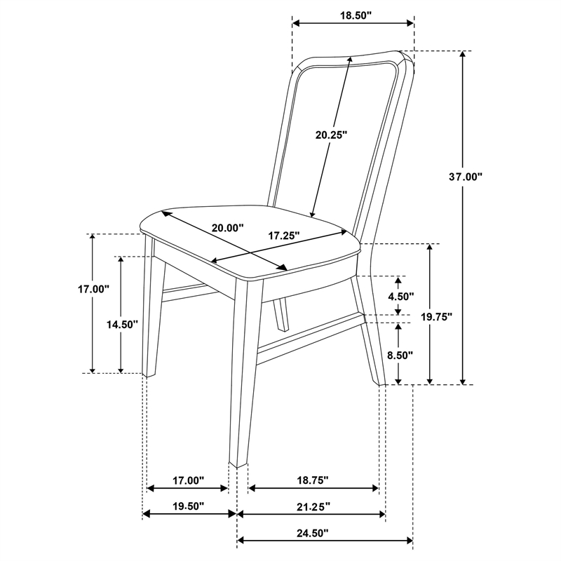 Coaster Croyden 7-Piece Wood & Fabric Dining Set in Weathered Natural Brown/Gray