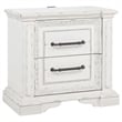 Coaster McKinney 4-Piece Wood California King Bedroom Set in Vintage White