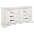 Coaster McKinney 5-Piece Wood California King Bedroom Set in Vintage White
