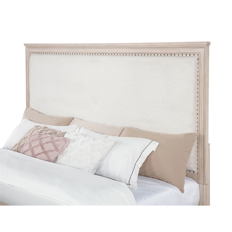 Coaster Pembroke 4-Piece Wood California King Bedroom Set in Washed Oak Brown