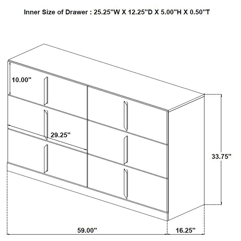 Coaster Ines 5-Piece Wood & Fabric Queen Bedroom Set in Gray/White