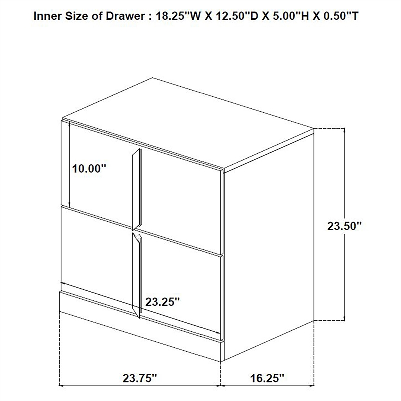 Coaster Ines 5-Piece Wood & Fabric Queen Bedroom Set in Navy Blue/White