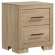 Coaster Arielle 5-Piece Wood Queen Bedroom Set in Light Oak Brown/Tan