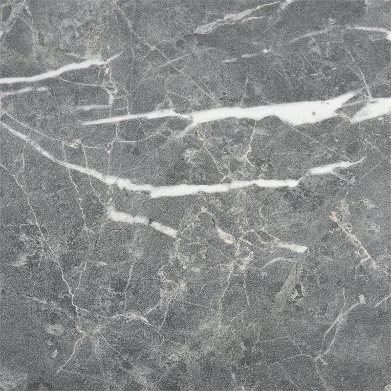 Coaster Franklin 5-Piece Fabric & Wood Round Dining Table Set in Gray/Dark Oak