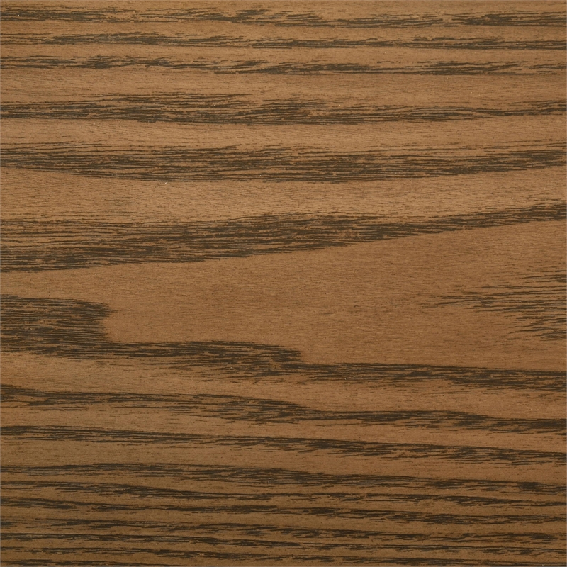 Coaster Franklin 5-Piece Fabric & Wood Round Dining Table Set in Gray/Dark Oak