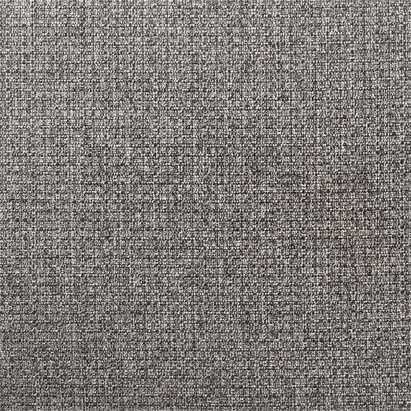 Coaster Franklin 5-Piece Fabric & Wood Round Dining Table Set in Gray/Dark Oak