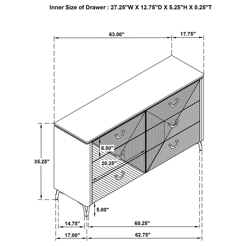 Coaster Cassia 4-Piece Wood Queen LED Bedroom Set in White High Gloss