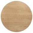 Coaster Andrews 5-Piece Round Wood Dining Table Set in Light Ash Brown/Black